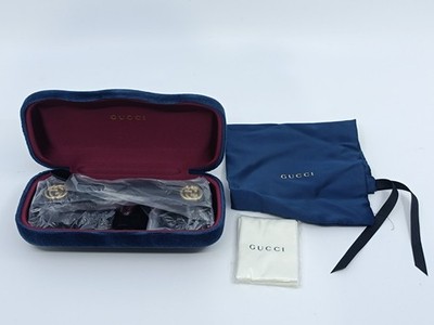 Gucci GG0053SN 001 Sonnenbrille Schwarz Damen Quadratisch Neu Original Box