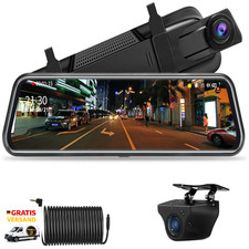 10 Zoll Dashcam Spiegel mit 10 Meter Kabel 1080P Nachtsicht