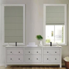 Changshade CUSTOM CUT Cordless Blackout Roman Shades Room Darkening-6 Colors