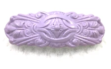 Light Purple Lavendar Hair Clip Barrette Antique French Style 4"
