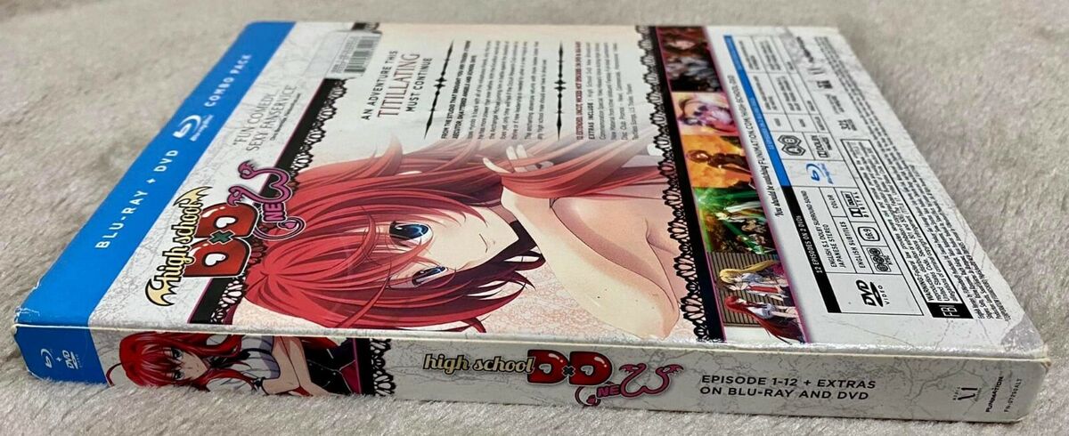 High School DxD New: Anime Blu Ray DVD Combo 5-Disc Set Region B