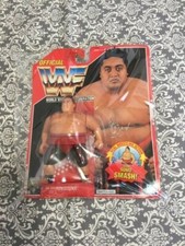 WWF 1994 Version Figure Yokozuna #1 Red/US Card Version Made by Hasbro no=2z    