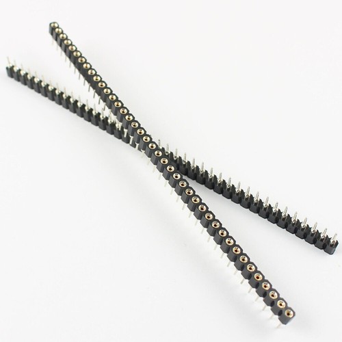 4Pcs 2.54mm Pitch 40 Pin Single Tin PCB Panel IC Breakable Round Female Header - Picture 8 of 10