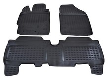 Gummifußmatten Gummimatten 3D Passend Für Toyota Yaris 2005-2011 3 Tlg