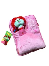 Veggietales Plush Carry All Bag Petunia Sweet Pea Beauty Purse Bible Book Tote
