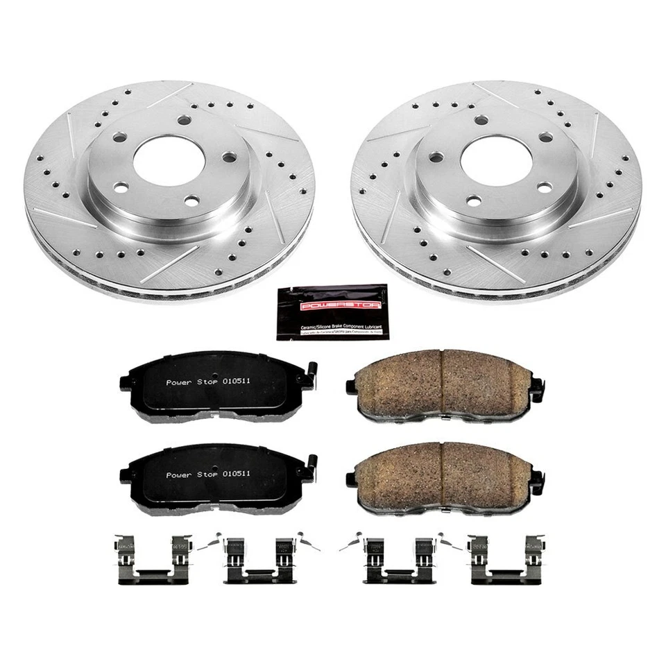 Kit de frenos deportivos Power Stop 1-Click Z23 Evolution para Nissan Sentra 13-18 Foto 2 de 3