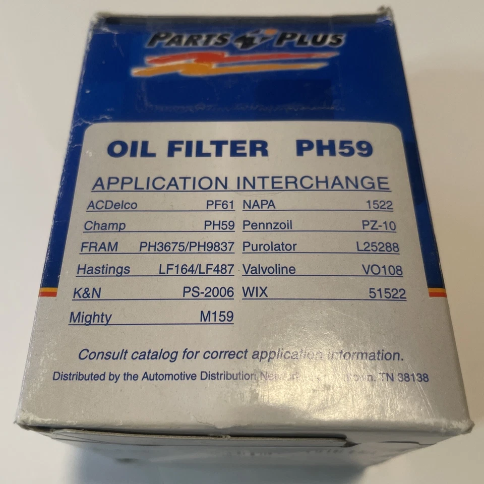 Parts Plus PH59 Engine Oil Filter - Free Shipping - Image 4 of 4