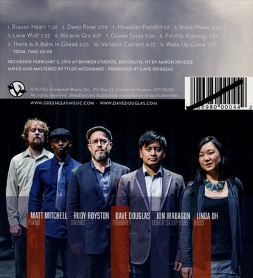 DAVE DOUGLAS QUINTET (TRUMPET)/DAVE DOUGLAS (TRUMPET) - BRAZEN HEART [DIGIPAK] N