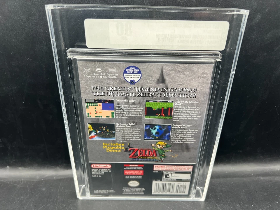 Legend of Zelda Collector's Edition Nintendo GameCube VGA 80 FACTORY SEALED WATA - Image 2 of 4