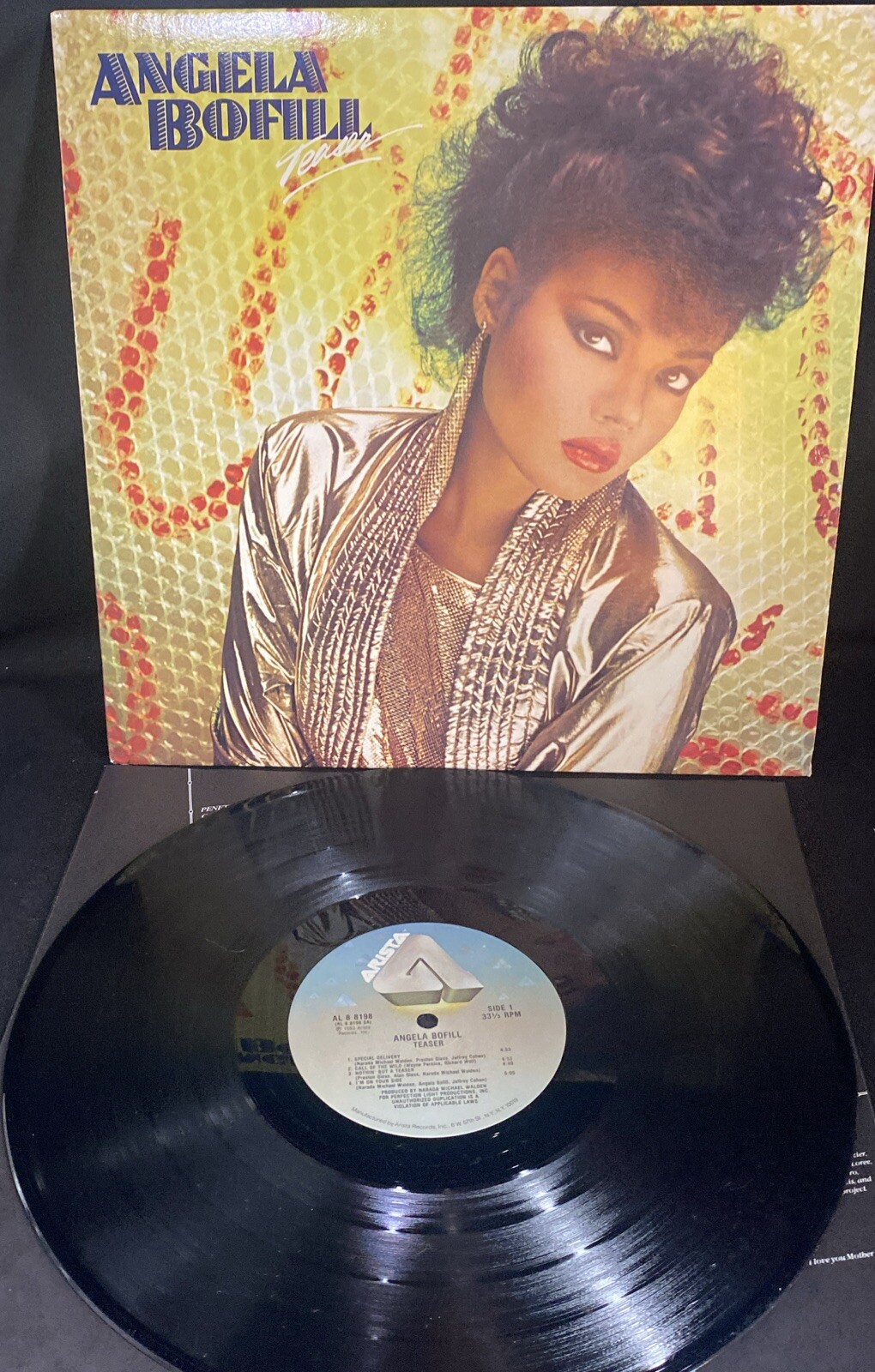 Angela Bofill Teaser Vinyl Record 1983 VG+ Ex