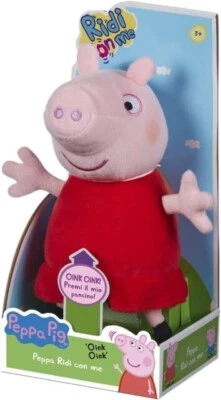ROCCO GIOCATTOLI PEPPA PIG PELUCHE RIDI CON ME OINK OINK