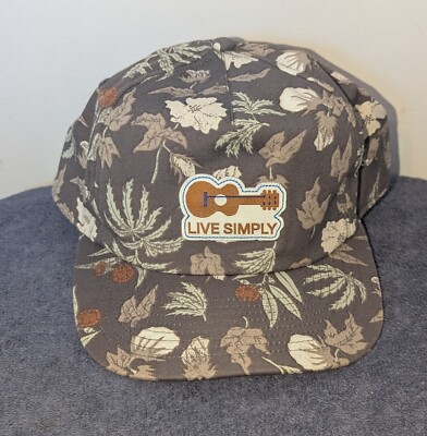 Patagonia Live Simply Guitar Funfarer Snapback Hat Cap Gray