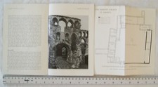 1973 The Bishop's Palace St. Davids with plan