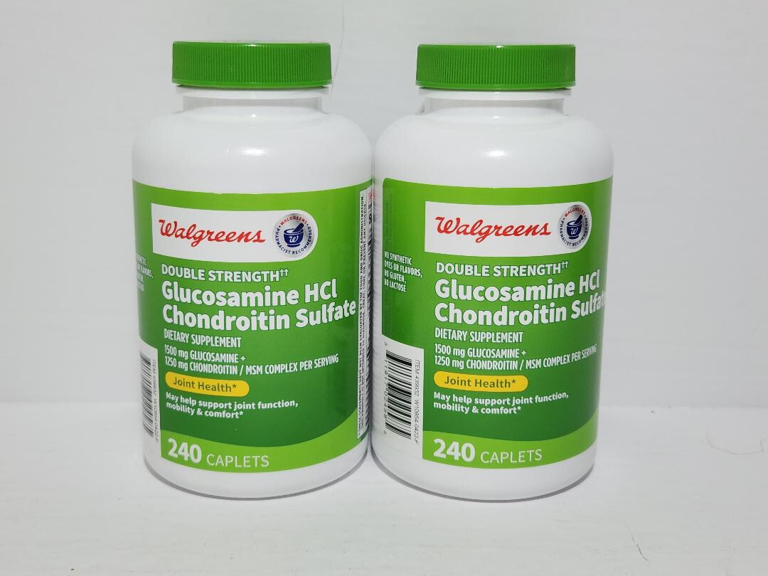 Walgreens Double Strength Glucosamine HCI Chondroitin Sulfate 90