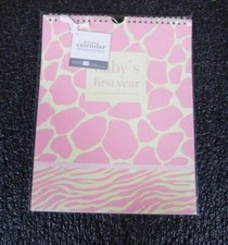New Pink  Yellow Pepper Pot Keepsake Calendar with Coordinating Stickers C 