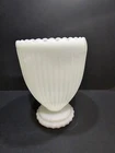 Vintage Napco Milk Glass Pedestal Vase Cleveland USA