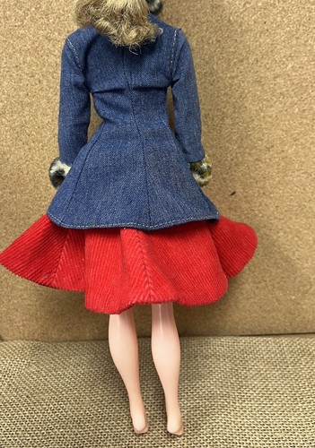 Bild Lilli Clone Jean Jacket With Leopard Trim And Two Flare Skirts - Picture 4 of 12