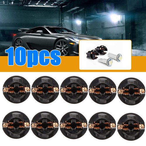 10Pcs T10 168 192 Bulb Holders Wedge Dashboard Dash Light Base Twist Socket Lock - Picture 14 of 17
