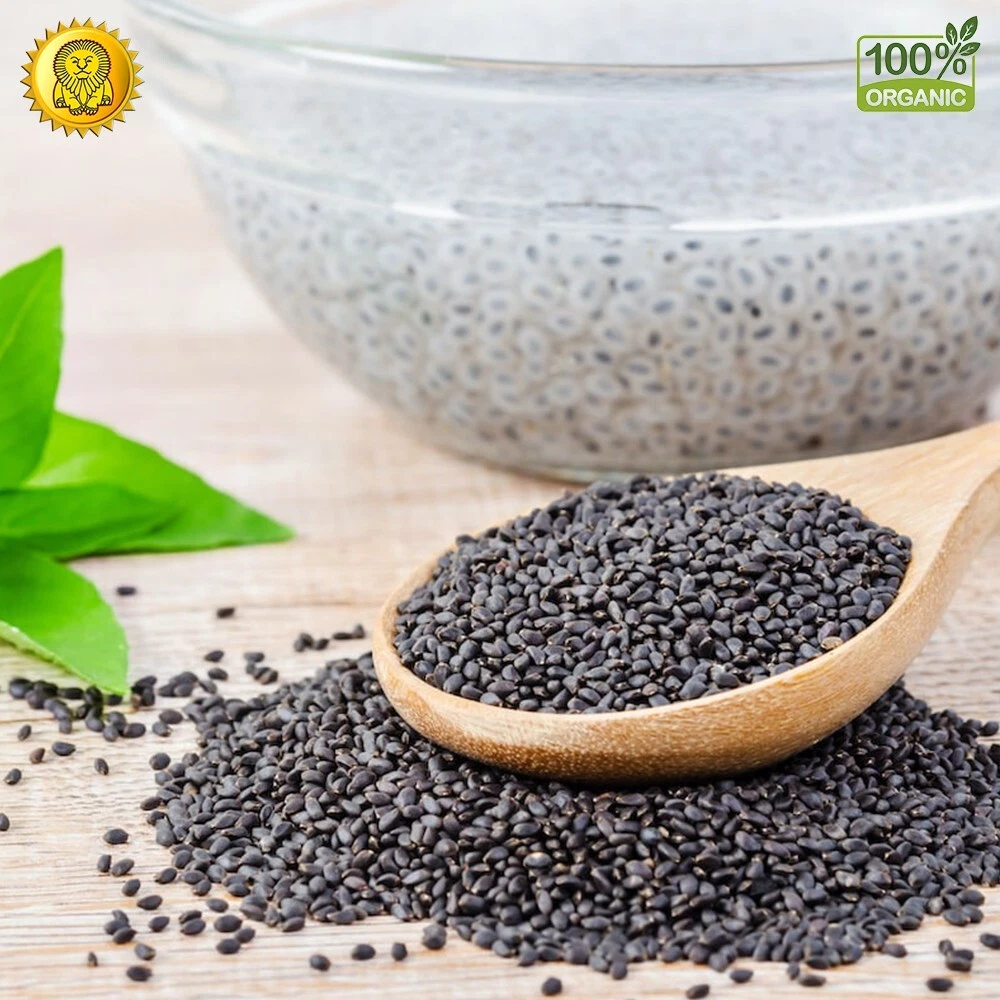 Falooda Healthy Foods kasa kasa organic pure dried Basil Seeds Tukmaria  Desert | eBay