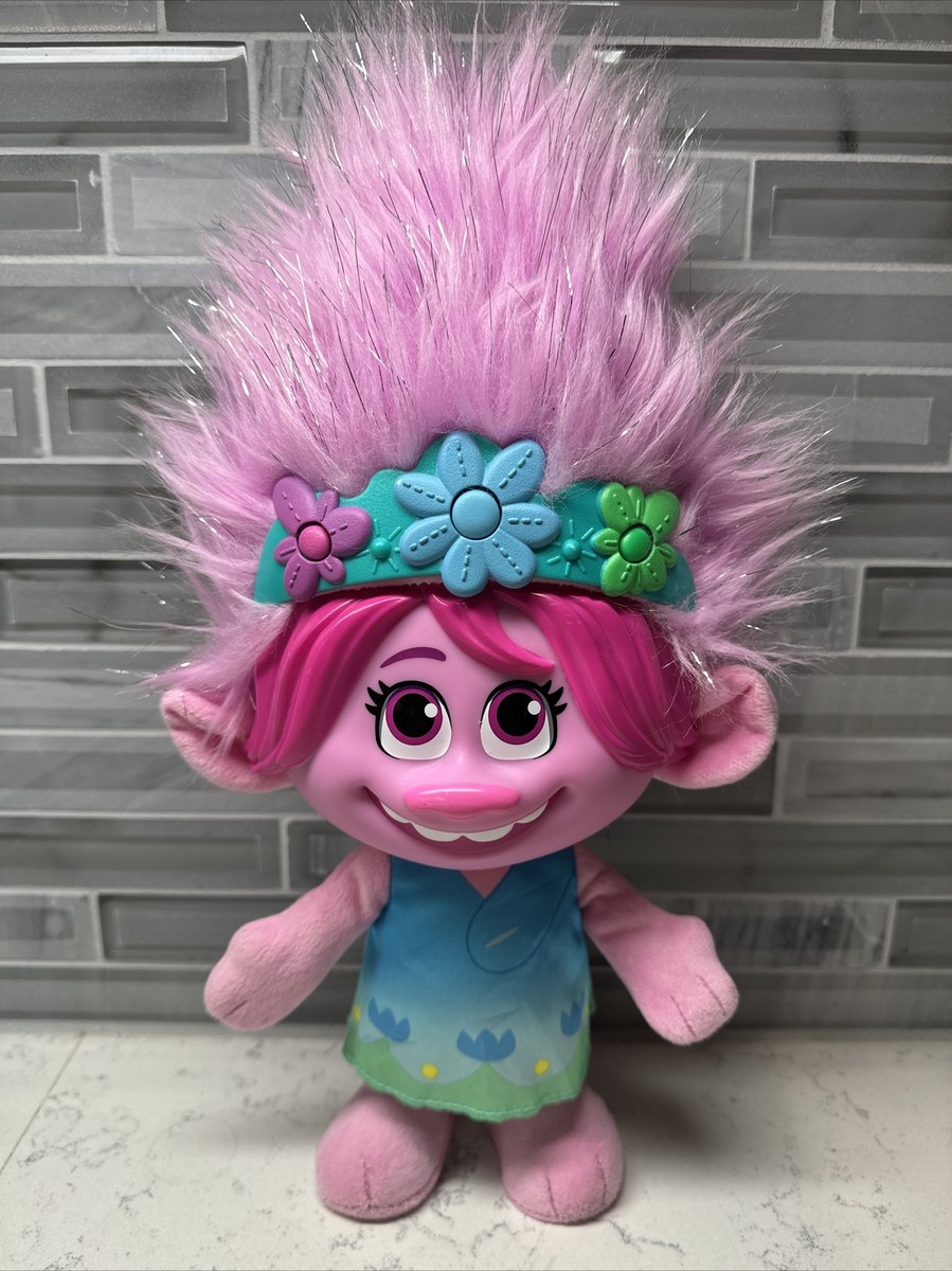 Dreamworks Animation Trolls Doll World Tour Poppin' Poppy Color  EUC