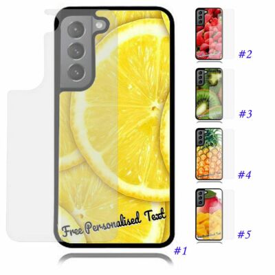 Personalised Text Glass Back Case For Samsung S8 S9 S10 S20 S21 22 Plus Ultra FE