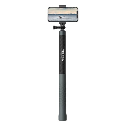 3 Meter Carbon Fibre Phone Selfie Stick for iPhone / Samsung / Google