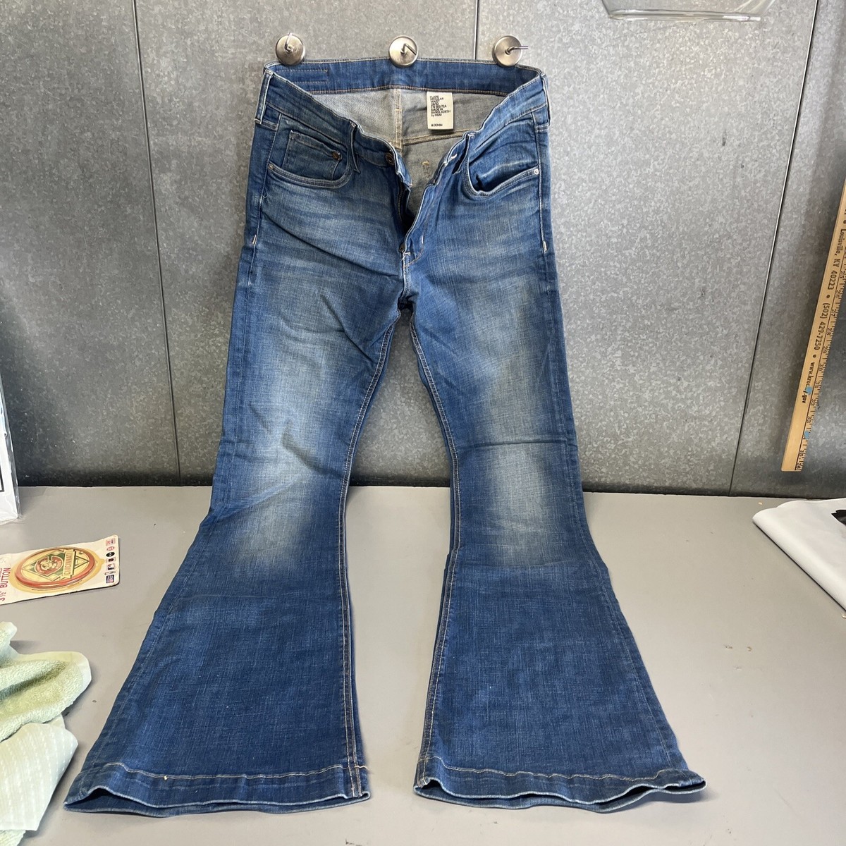 &Denim By H&M Skinny Low Waist Blue Denim Jeans Pants Women's Size