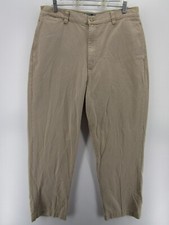 VINTAGE Ralph Lauren Polo Pants Men 36X31 Beige Chino Khaki Trousers Preppy 