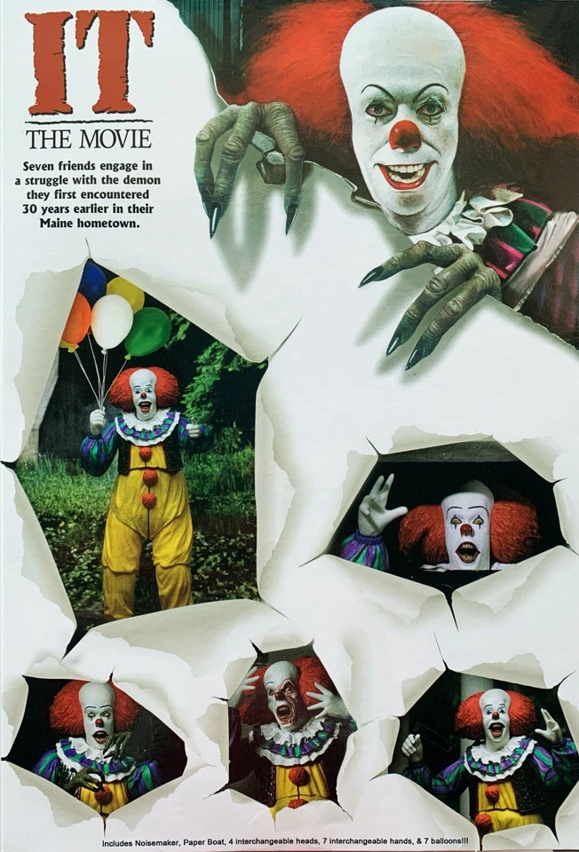 NECA Ultimate Stephen King's IT 1990 Pennywise Ultimate Action Figure - Image 2 of 3