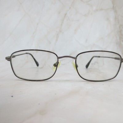 Safilo Elasta Eyeglasses Frame E 7225 AB8 Men Gunmetal Full Rim Square 52-19-145