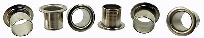 6pc. Nickel-Plated 1/4'' Vintage-Style Guitar Tuner Bushings/Ferrules