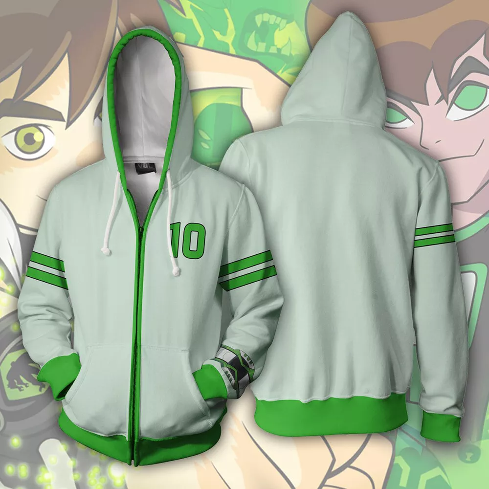 Ben10 Alien Force Ultimate Omnitrix Hoodie Jacket Benjamin Cosplay Costume