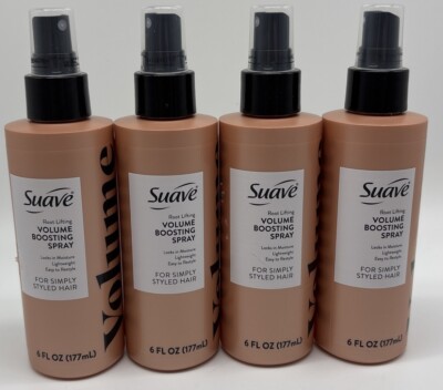 Lot Of 4 Suave Root Lifting Volume Boosting Spray 6 Fl Oz FREE SHIPPING