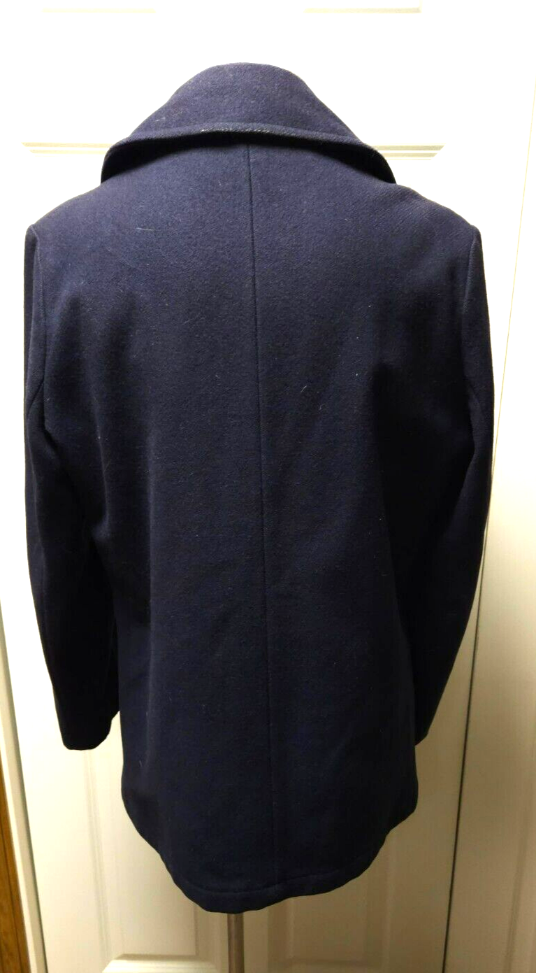 VINTAGELANDS' ENDWOMENSWINTERPEA COATJACKETWOOLSZ 12DARK