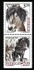 Sweden 1994 cpl set Horses. MNH