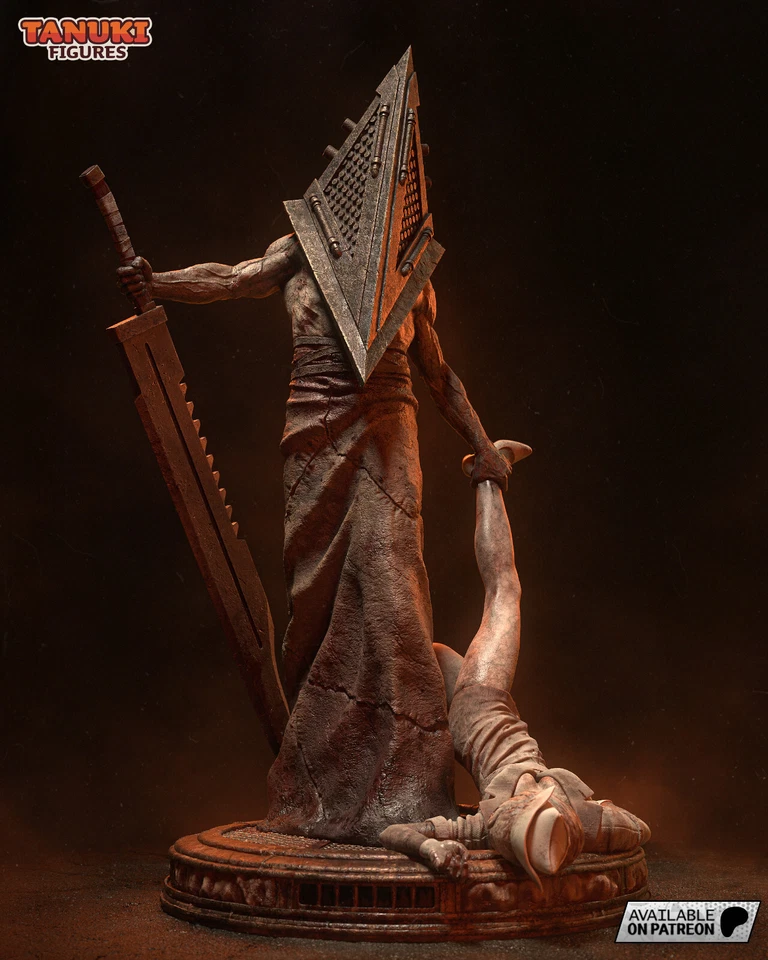 Pyramid Head Silent Hill 1:10/1:12 Scale (3D) Printed Model Kit - Image 2 of 4