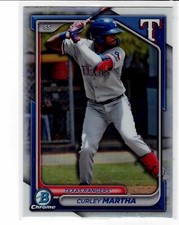 Curley Martha Texas Rangers 2024 Bowman Chrome Draft REFRACTOR **