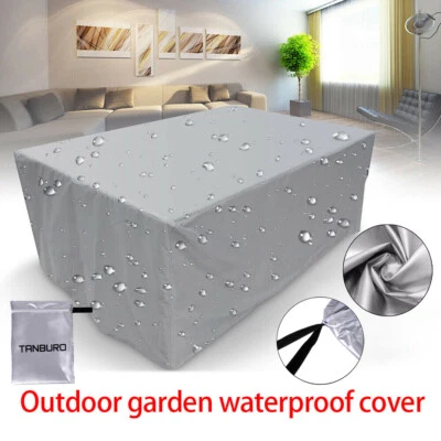 OHNE MARKENBEZEICHNUNG GARTENTISCH ABDECKUNG SCHUTZHÜLLE WASSERDICHT GARTENMÖBEL ABDECKPLANE GARNITUR