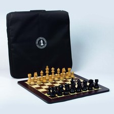 NEW: 16" Premier Weighted Traditional Chess Set - Walnut