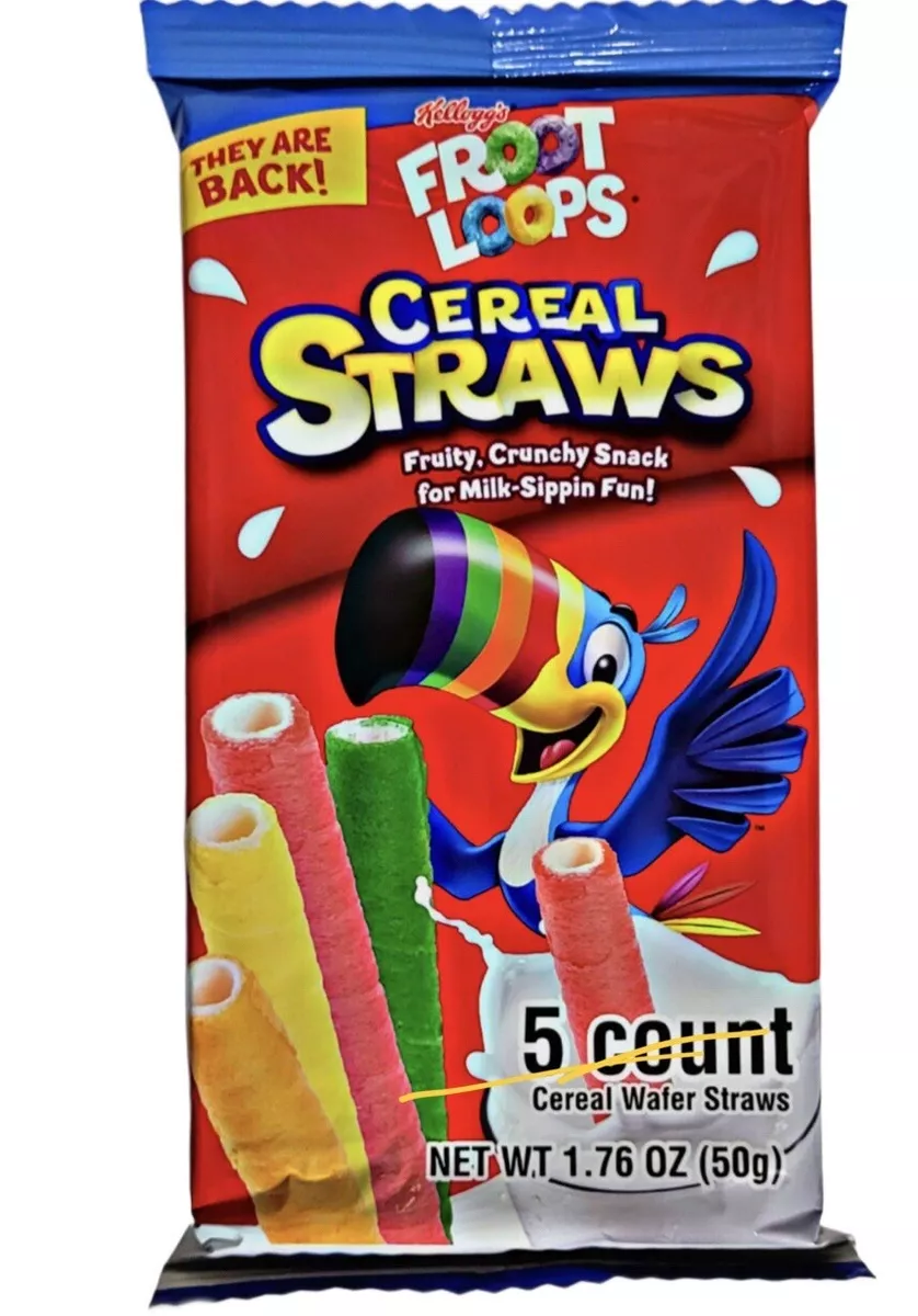 Froot Loops Cereal Straws 5ct