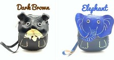 Vintage Genuine Leather 3D Animal Coin Purse - Perfect Gift