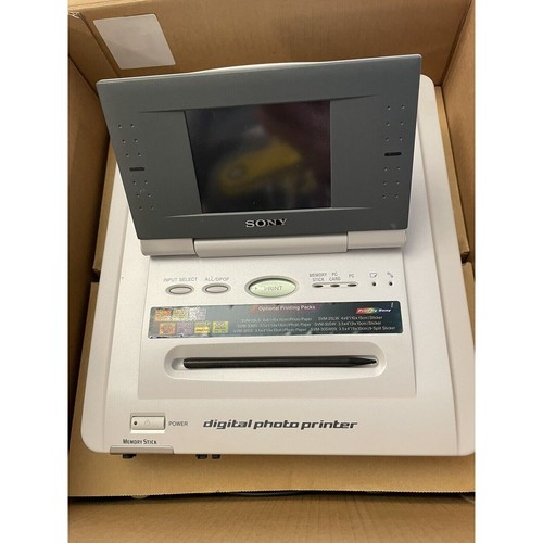 SONY DPP-EX7 Digital Photo Thermal Printer W/ Accessories - OPEN BOX - Picture 4 of 6