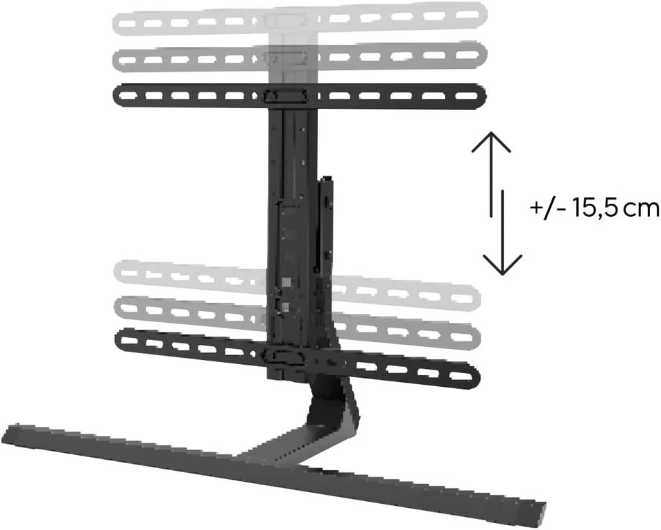 Design TV Standfuß 32"- 65" Hama 220869 höhenverstellbar neigbar schwenkbar 40kg - Bild 3 von 4
