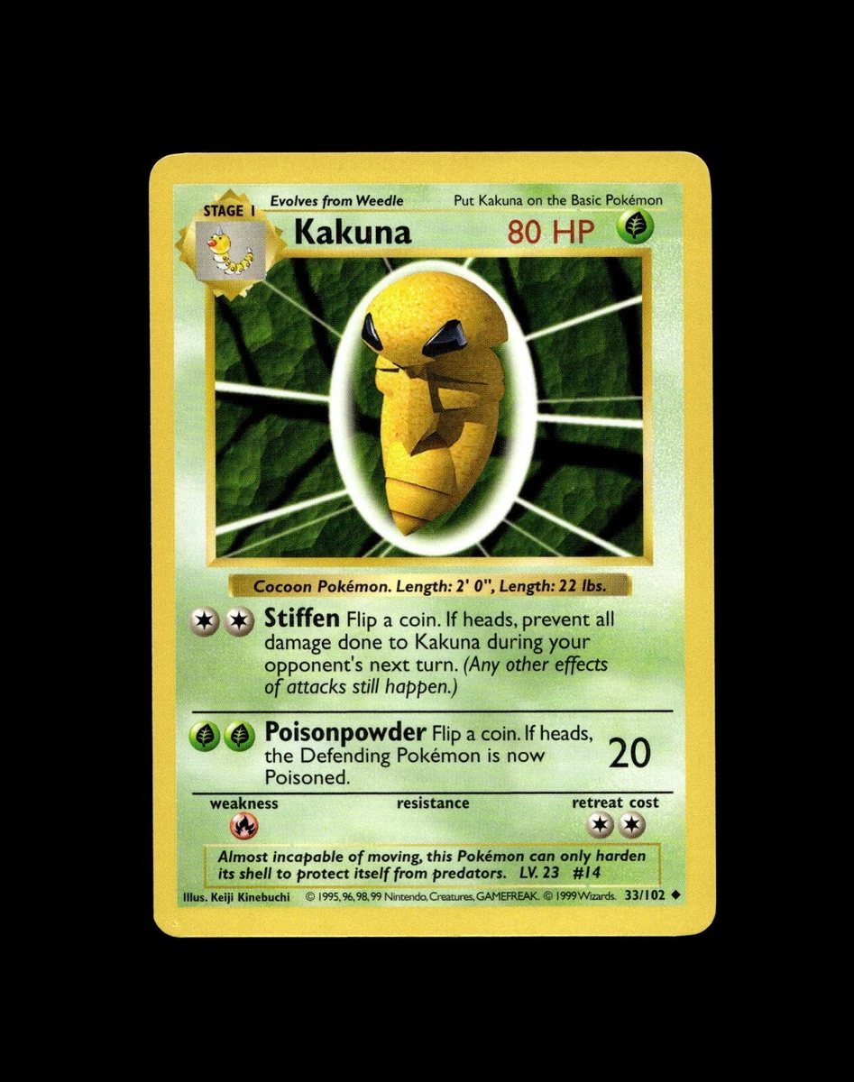 Kakuna 033/102 Base Set (Shadowless) for sale | eBay