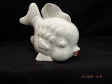 Vintage Ceramic Fish Wall Pocket/Sponge Holde...