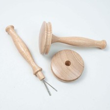 Stopfpilz-Set aus Holz zum Nähen und Reparieren von Socken