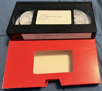 A-NOTHING/2002 HI-FI SERIOUS VHS SINGLE PROMO MUSIC VIDEO TAPE ALT ROCK/GRUNGE