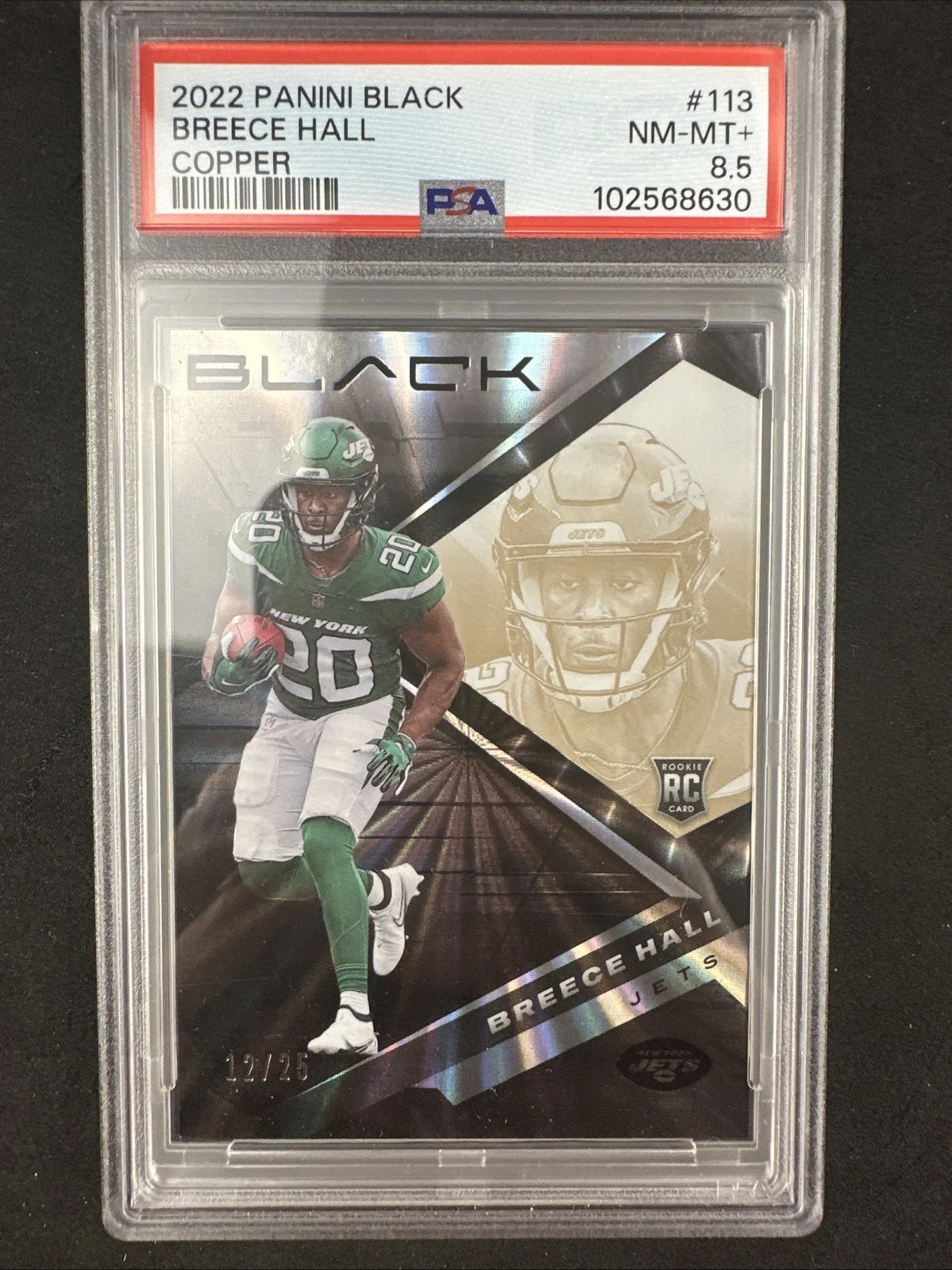 Breece Hall Panini Black #113 Copper