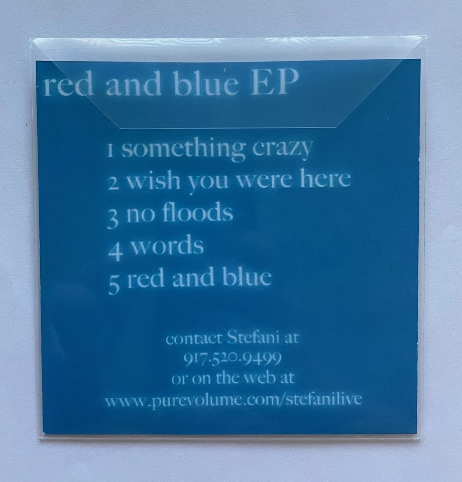 Lady Gaga - Stefani Red & Blue EP | 2006 Demo CD - Image 4 of 4