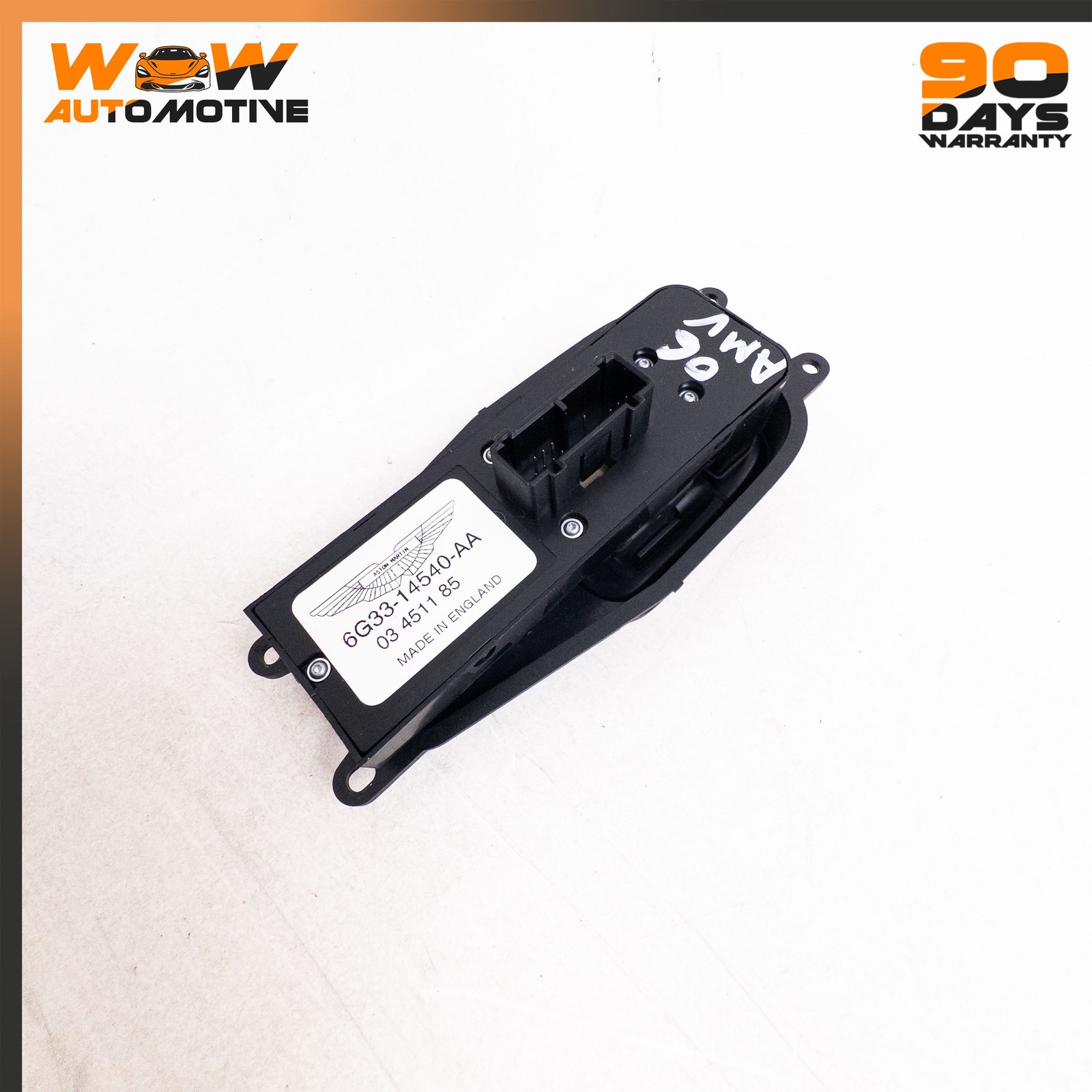 05-16 ASTON MARTIN V8 VANTAGE DB9 FRONT LEFT WINDOW MASTER SWITCH CONTROL OEM